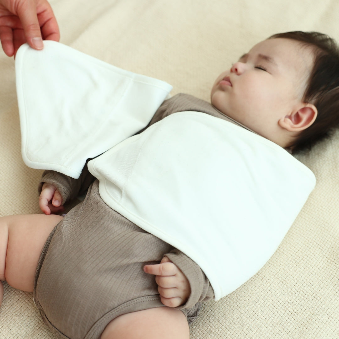 MerryTune Newborn Baby Silent Swaddle Strap - Noiseless Velcro, Breathable & Soft Fabric