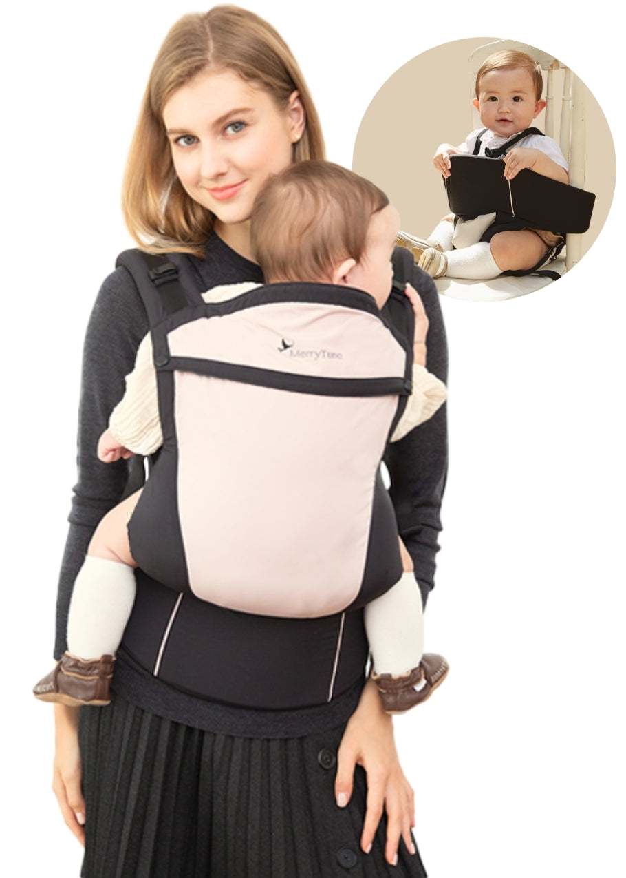 MerryTune Ultimate Baby Carrier with Potable Harness Seat - All Season