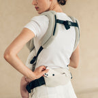 MerryTune Double-Care Newborn Baby Carrier - 3D AirMesh Breathability, Parent & Baby Friendly Design