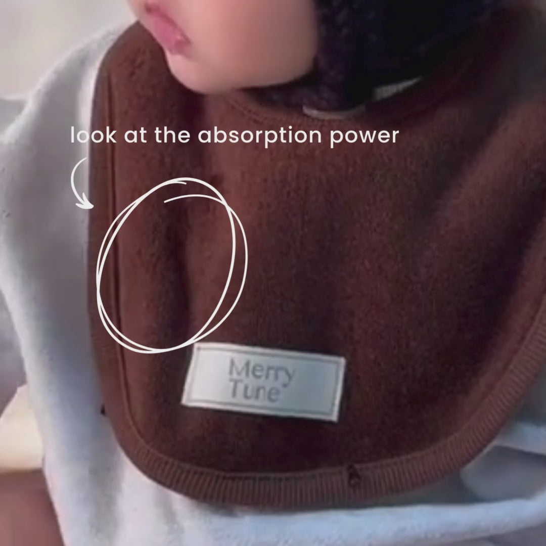 Essential Cotton 100% Terry Baby Drool Bibs